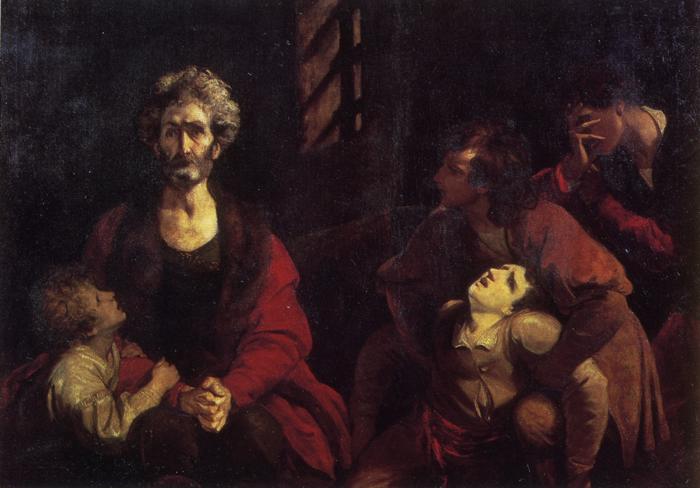 Ugolino and His Children, 1770 - Джошуа Рейнольдс