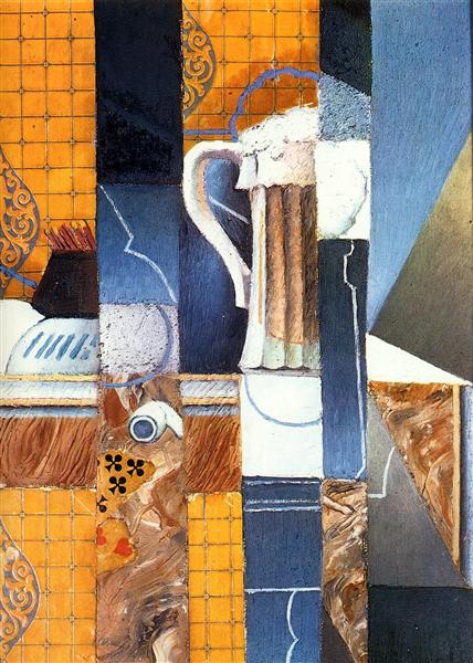 Beer Glass and Cards - Juan Gris