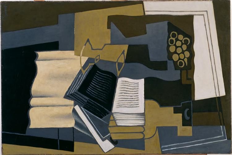Carafe and Book, 1920 - Хуан Ґріс