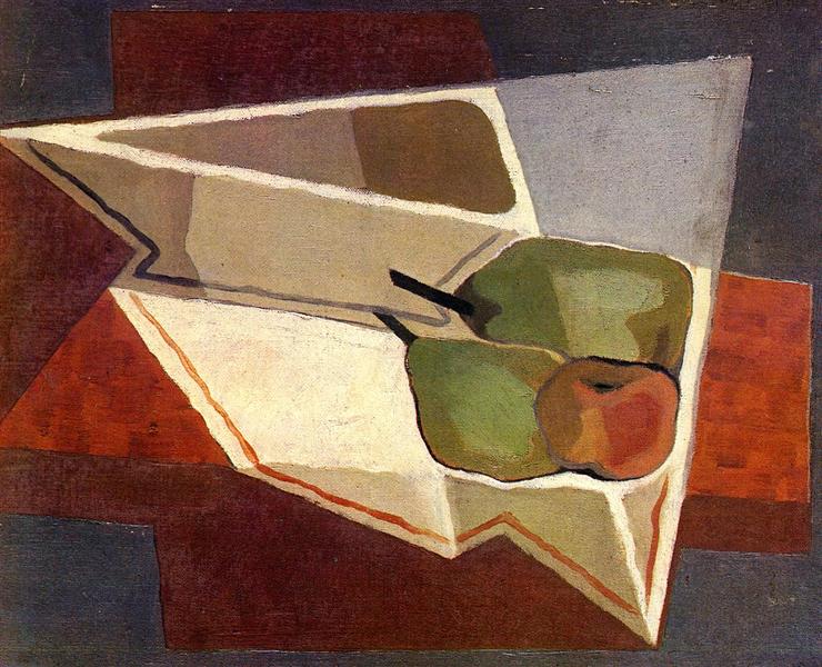 Fruit with Bowl, 1926 - 胡安·格里斯