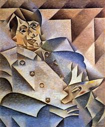 Retrato de Pablo Picasso - Juan Gris