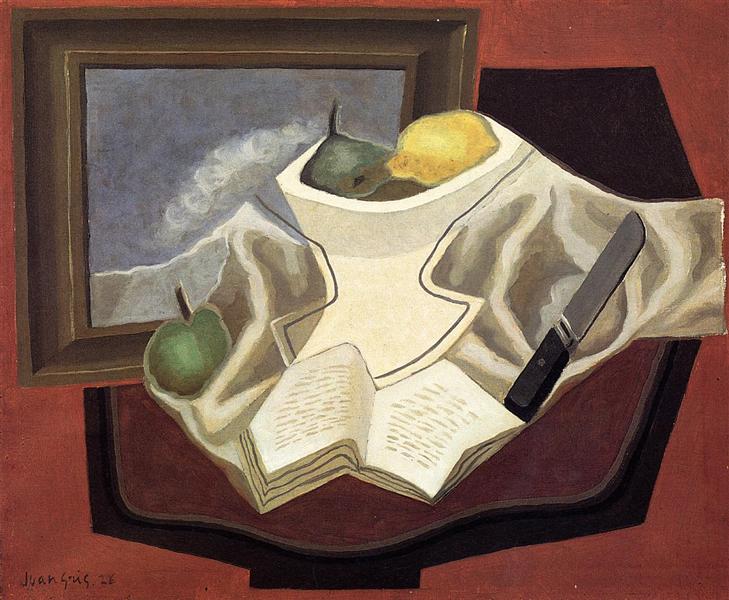 The Table in Front of the Picture, 1926 - Хуан Ґріс