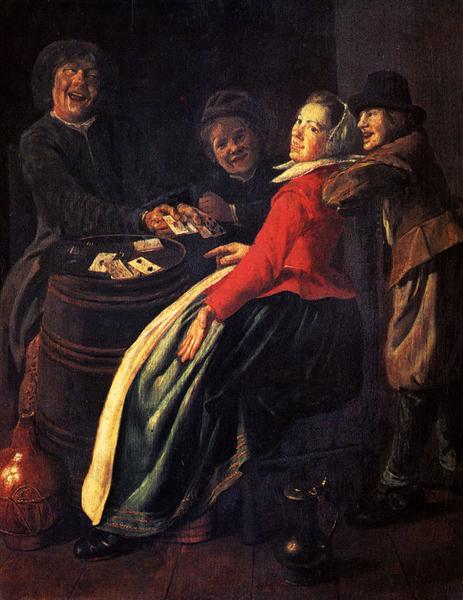 A Game of Cards, 1633 - Юдит Лейстер