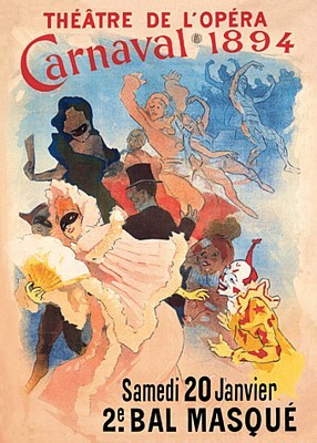 Théâtre de l'Opéra, Carnaval 1894, 1894 - Жюль Шере