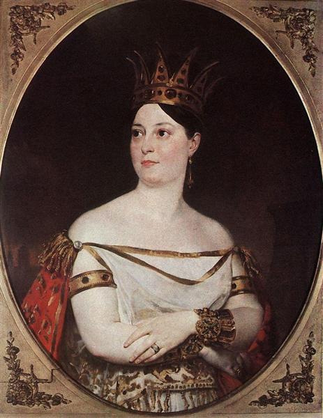 Giuseppina Ronzi de Begnis, 1833 - 1835 - Карл Брюллов