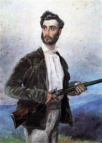 Portrait of Antonio Tittoni - Karl Briulov