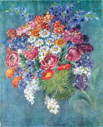 Bouquet of flowers - Kateryna Bilokur