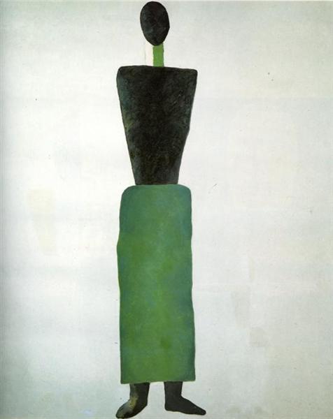 Female Figure, c.1932 - Kazimir Malevich