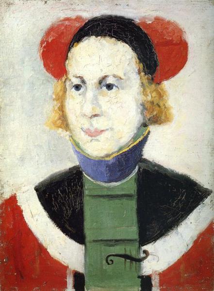 Portrait, 1932 - Kasimir Sewerinowitsch Malewitsch