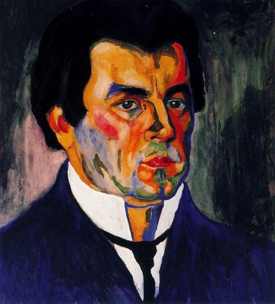 Self Portrait, c.1911 - Kasimir Sewerinowitsch Malewitsch