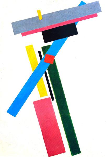 Suprematistic Construction, 1915 - Kazimir Malevich
