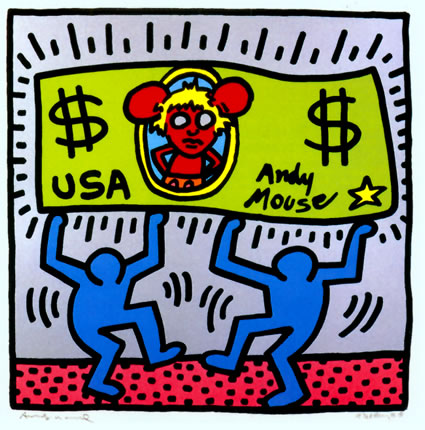 Andy Mouse, 1986 - Keith Haring