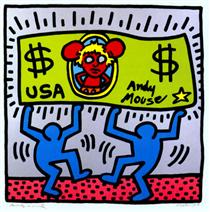 Andy Mouse - Keith Haring