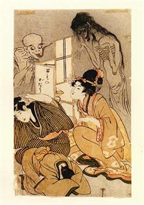 One Hundred Stories of Demons and Spirits - 喜多川歌麿
