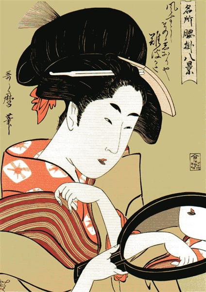 Utamaro Okita - Kitagawa Utamaro