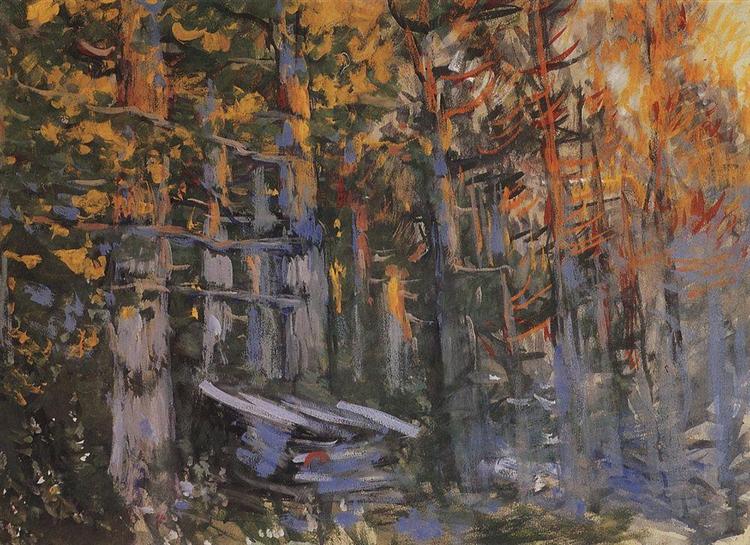 Forest, 1918 - Konstantín Korovin