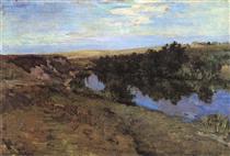 River in Menshov - Konstantin Alexejewitsch Korowin