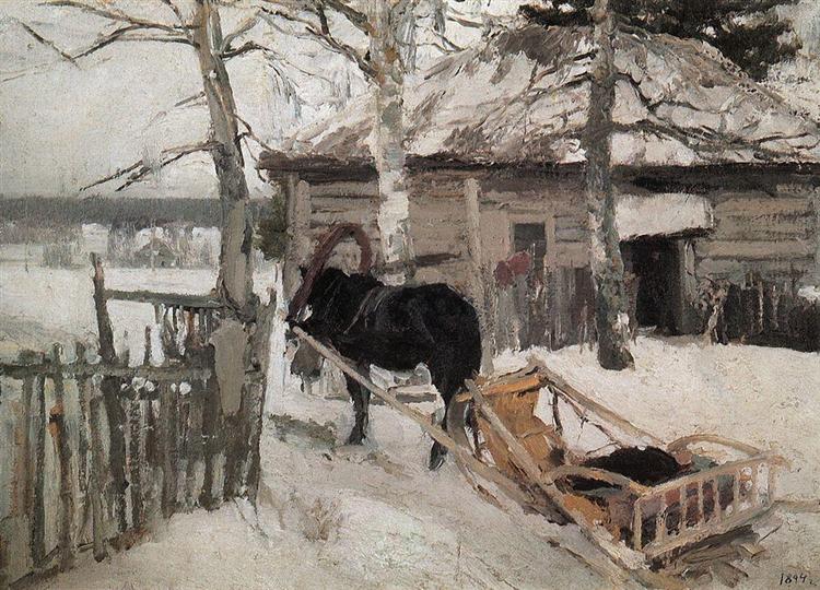 Winter, 1894 - Konstantín Korovin
