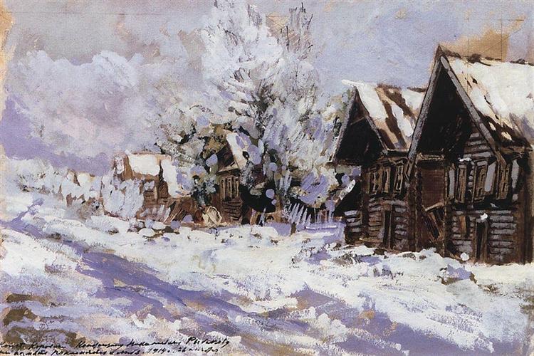 Winter, 1914 - Konstantin Alexejewitsch Korowin