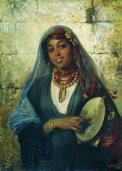 Eastern Woman (Gipsy), 1878 - Konstantin Makovsky