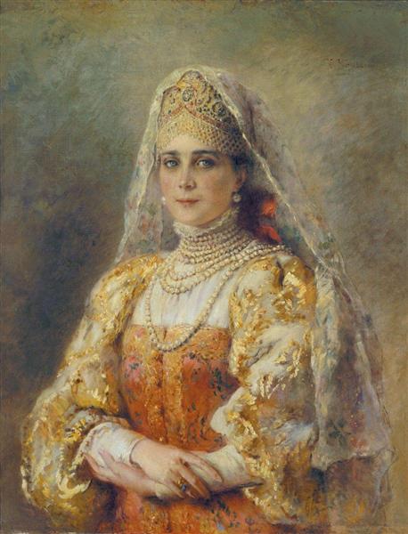 Portrait of Princess Zinaida Yusupova, c.1900 - Konstantin Makovsky