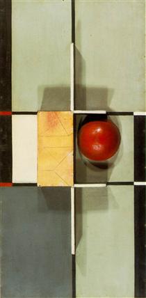 Relief with Cross and Square - Kurt Schwitters