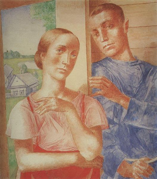 Spring in the Country, 1929 - Kuzmá Petrov-Vodkin