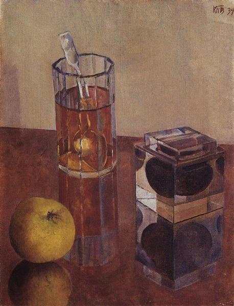 Still Life with Inkwell, 1934 - Кузьма Петров-Водкін