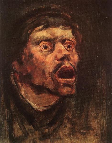 Head of a Tramp, 1896 - Laszlo Mednyanszky