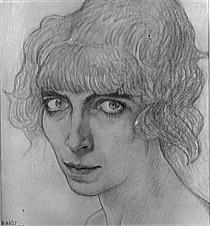 Portrait of the Marchesa Casati - Léon Bakst