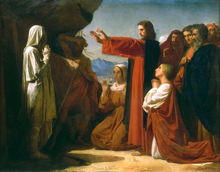 The Resurrection of Lazarus, 1857 - Léon Bonnat
