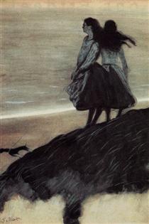 Girls on a Dune - Léon Spilliaert