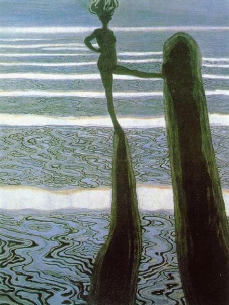 Os Pilares, 1910 - Leon Spilliaert