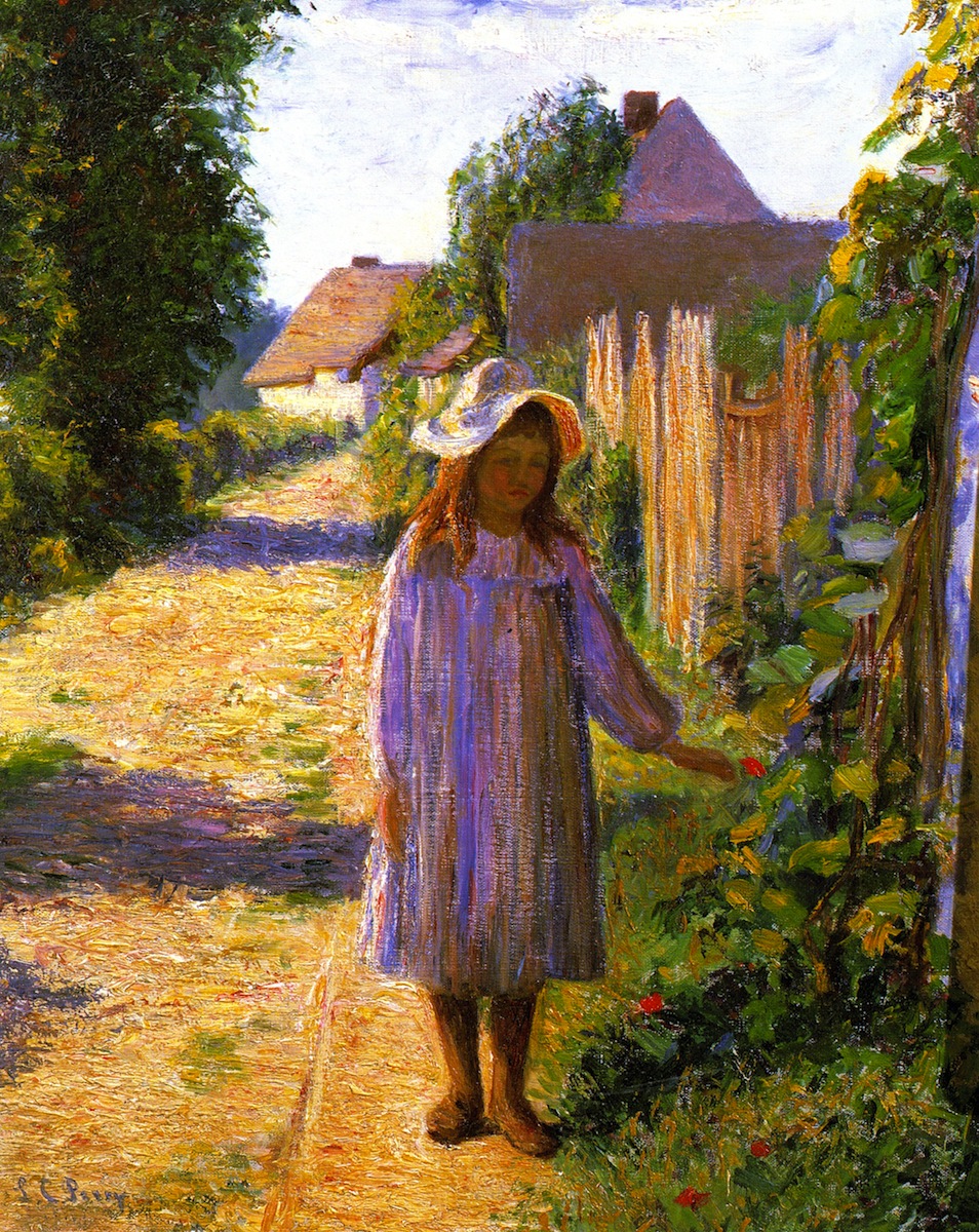 Lilla Cabot Perry artworks Alice in the lane