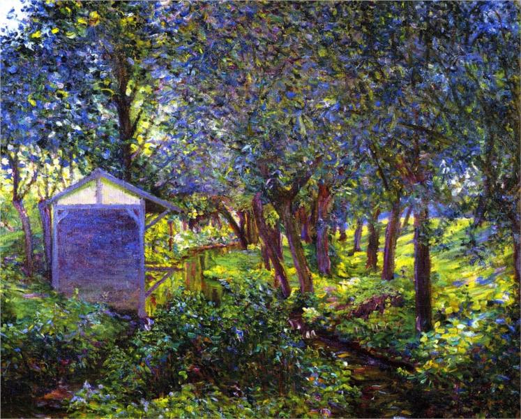 Giverny Landscae, in Monet's Garden, 1897 - Lilla Cabot Perry