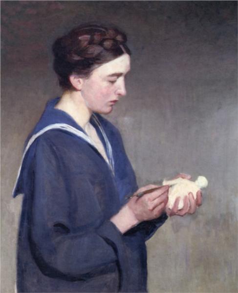 The Sculptor - Lilla Cabot Perry