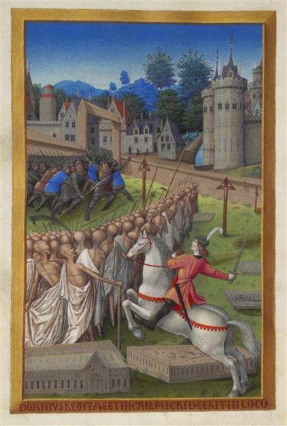 The Horseman of Death - Limbourg brothers