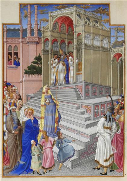 The Purification of the Virgin - Hermanos Limbourg