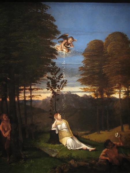 Alegoria da Castidade, 1505 - Lorenzo Lotto