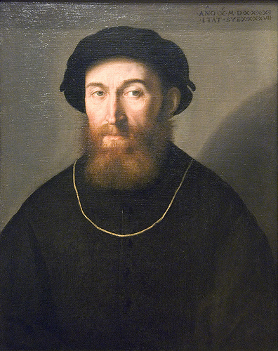 Bust of a Bearded Man, 1541 - 羅倫佐·洛托