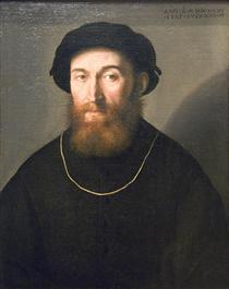 Bust of a Bearded Man - 羅倫佐·洛托