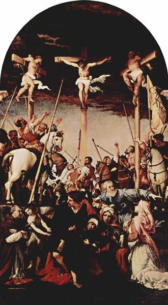 Crucifixion, 1531 - Лоренцо Лотто