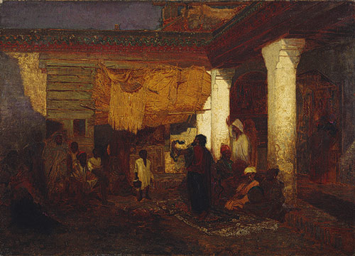 Snake Charmer at Tangier, Africa, 1872 - Луис Комфорт Тиффани