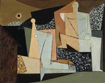 Figures on a Beach - Louis Marcoussis