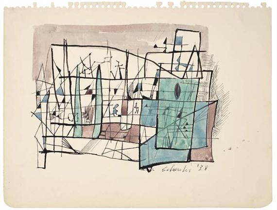 Abstract Composition, 1938 - Льюис Шенкер