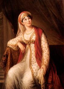 Giuseppina Grassini dans le rôle de Zaïre - Élisabeth Vigée Le Brun