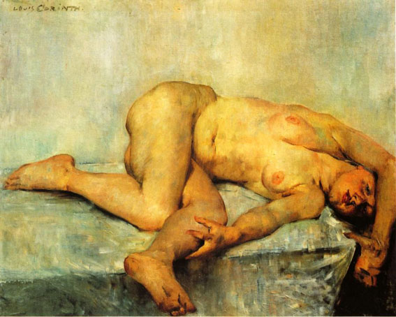 Reclining Female Nude, 1907 - Ловис Коринт