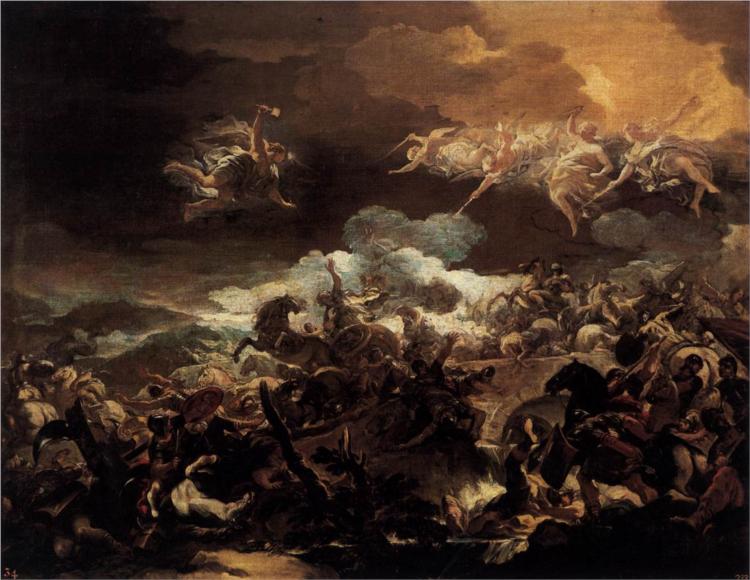 The Defeat of Sisera, 1680 - Luca Giordano
