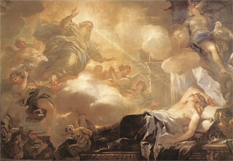 The Dream of Solomon, 1693 - Luca Giordano