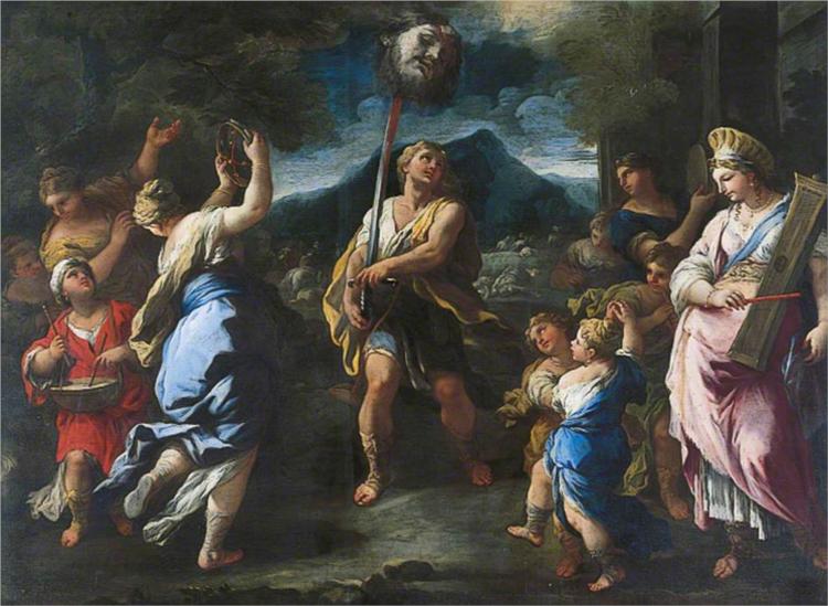 The Triumph of David, 1682 - Luca Giordano